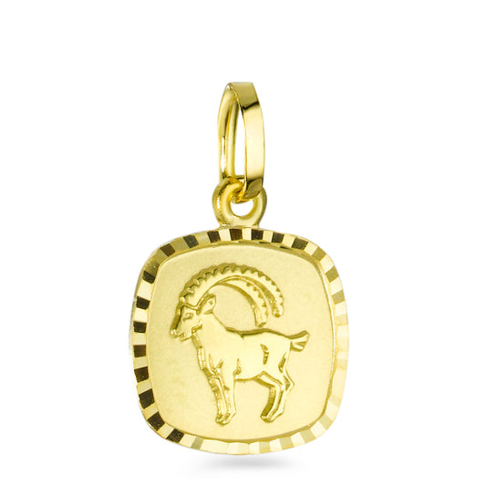Ciondolo Oro giallo 375/9K Segno zodiacale Capricorno