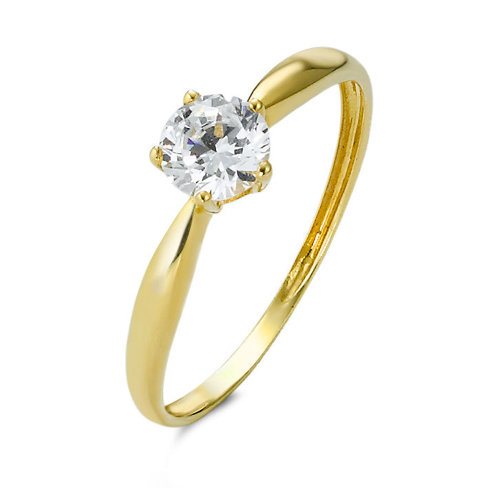 Anello Oro giallo 375/9K Zirconia