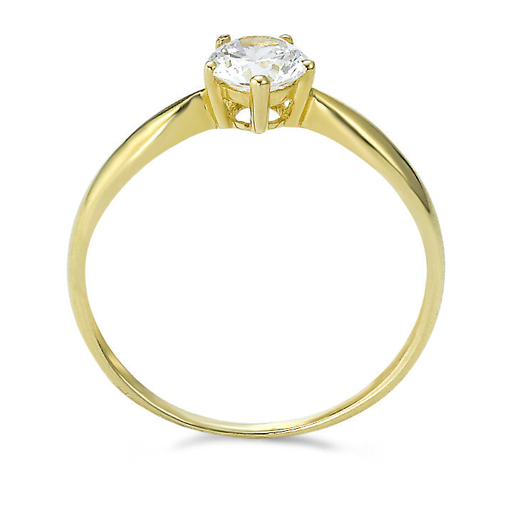 Anello Oro giallo 375/9K Zirconia