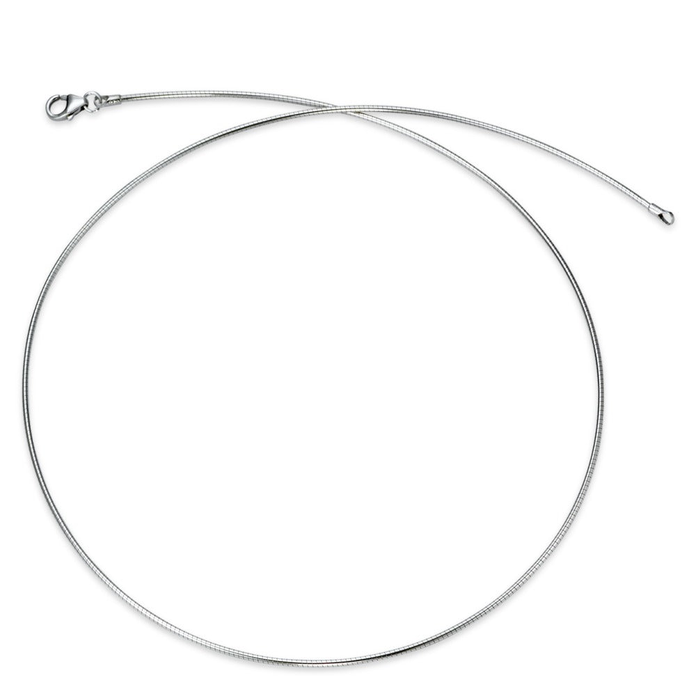 Collana Argento rodiato 45 cm