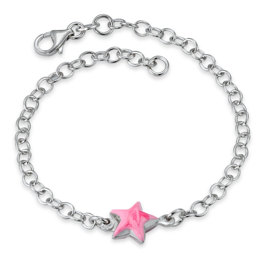 Bracciale Argento rodiato Stella 17 cm