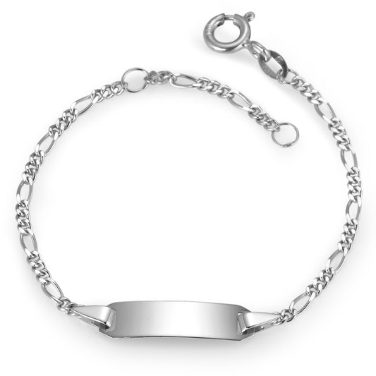 Bracciale con incisione Oro bianco 750/18 carati 12-14 cm