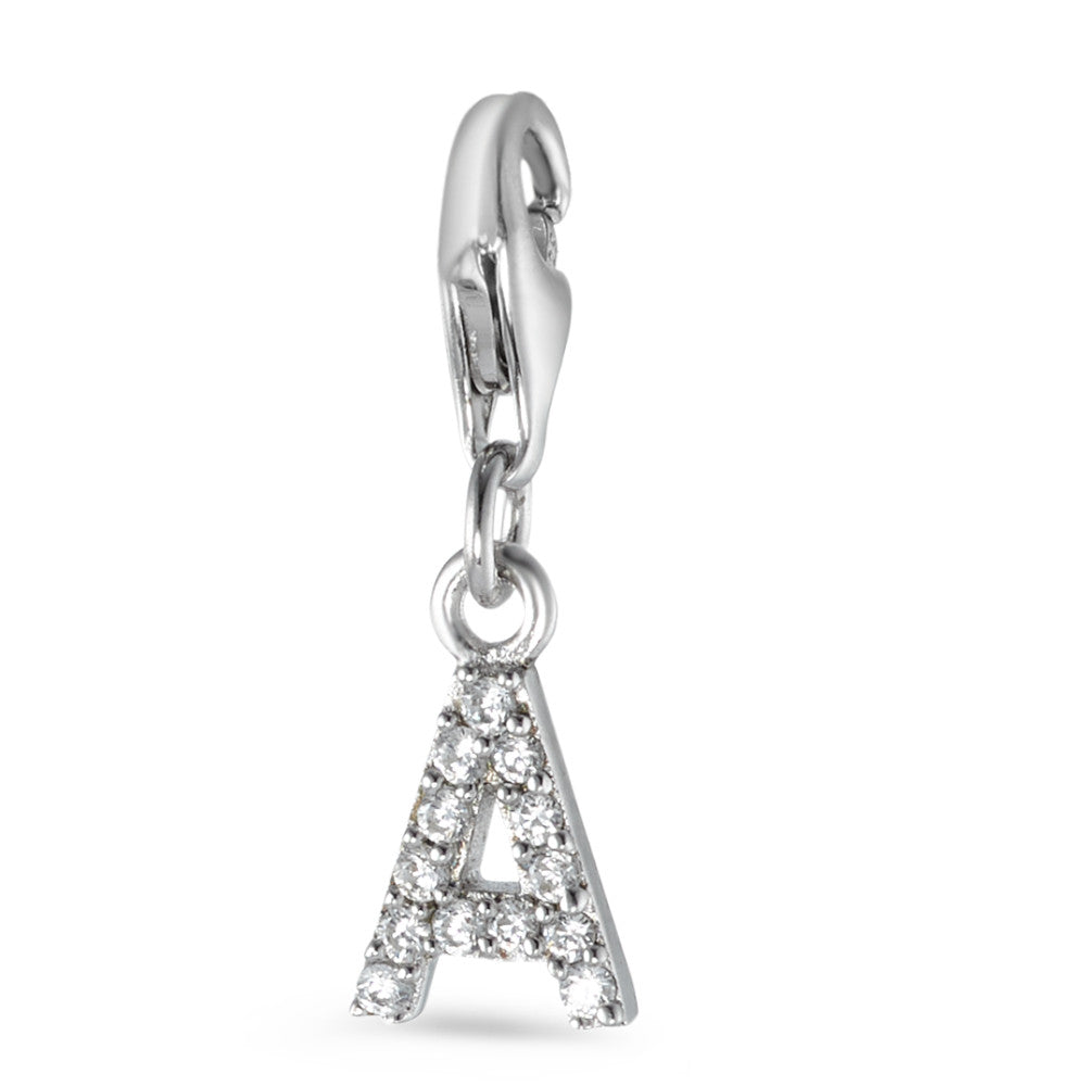 Charms ciondoli Argento Zirconia 3 pietra