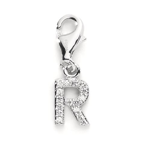 Charms ciondoli Argento Zirconia 3 pietra