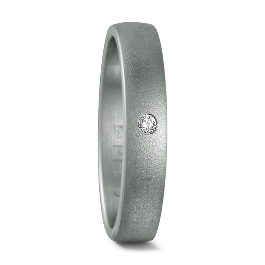 Anello del partner Platino 950 Diamante 0.02 ct, w-si