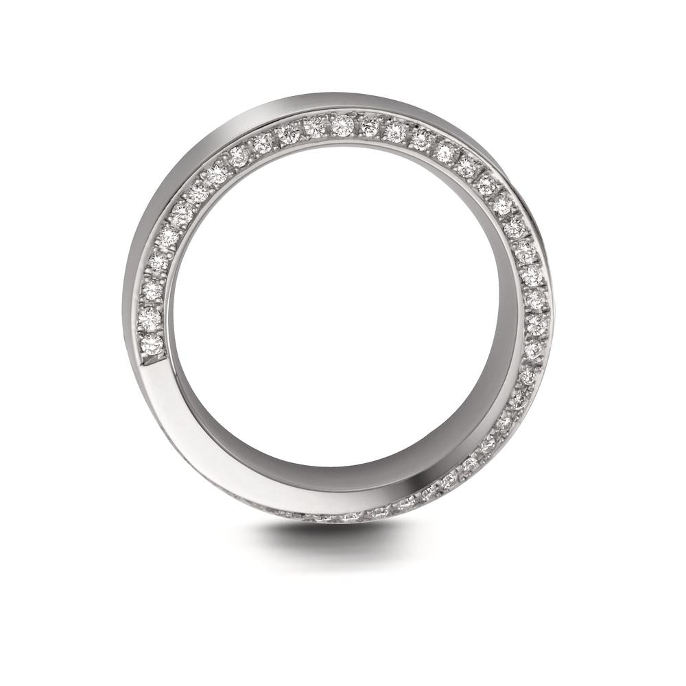 Anello Platino 950 Diamante 0.575 ct, tw-vvsi