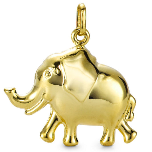 Ciondolo Oro giallo 375/9K Elefante