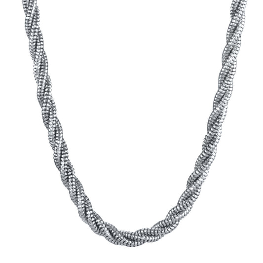 Collana Argento rodiato 42 cm Ø4 mm