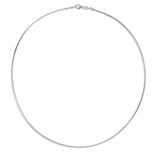 Collana Argento rodiato 42 cm Ø1.5 mm