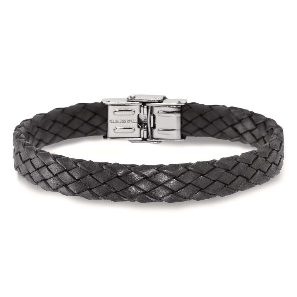 Bracciale Pelle, Acciaio inossidabile 21 cm