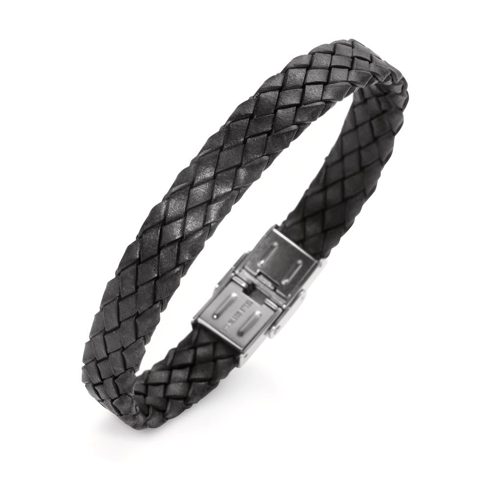 Bracciale Pelle, Acciaio inossidabile 21 cm