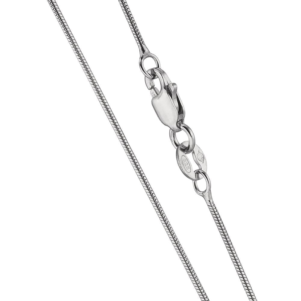 Catena Argento rodiato 38 cm