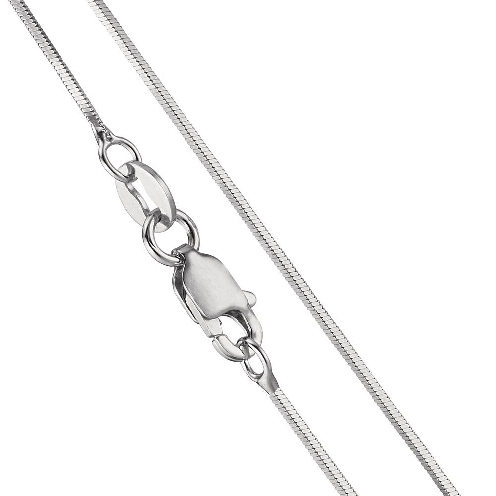 Catena Argento rodiato 42 cm