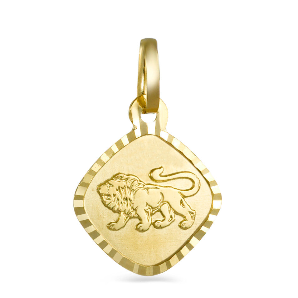 Ciondolo Oro giallo 750/18 carati Segno zodiacale Leone