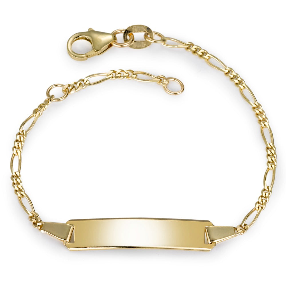 Bracciale con incisione Oro giallo 375/9K 14-16 cm