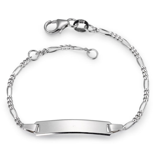 Bracciale con incisione Oro bianco 375/9K 16-18 cm