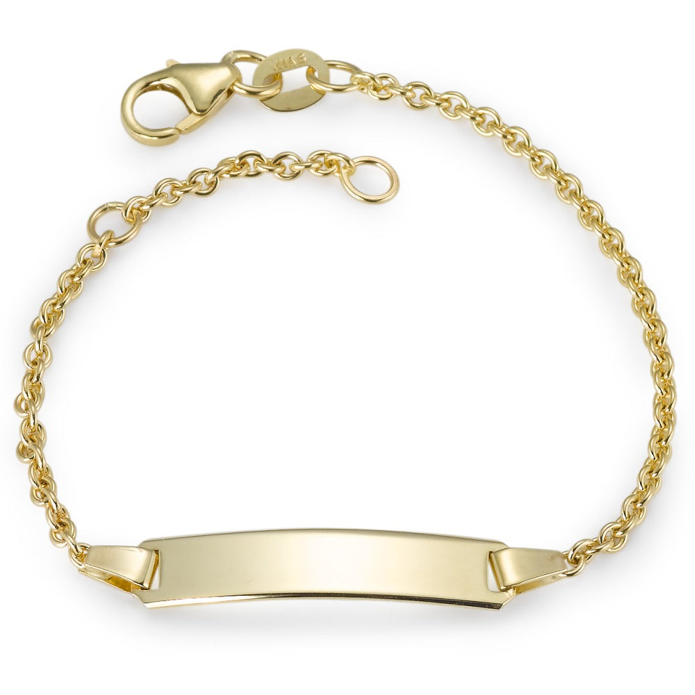 Bracciale con incisione Oro giallo 375/9K 12-14 cm