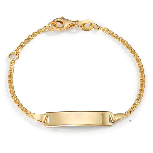 Bracciale con incisione Oro giallo 375/9K 12-14 cm