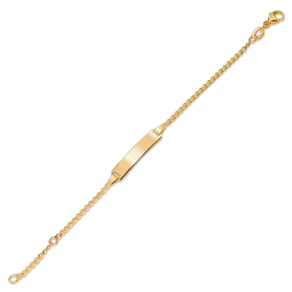 Bracciale con incisione Oro giallo 375/9K 14-16 cm