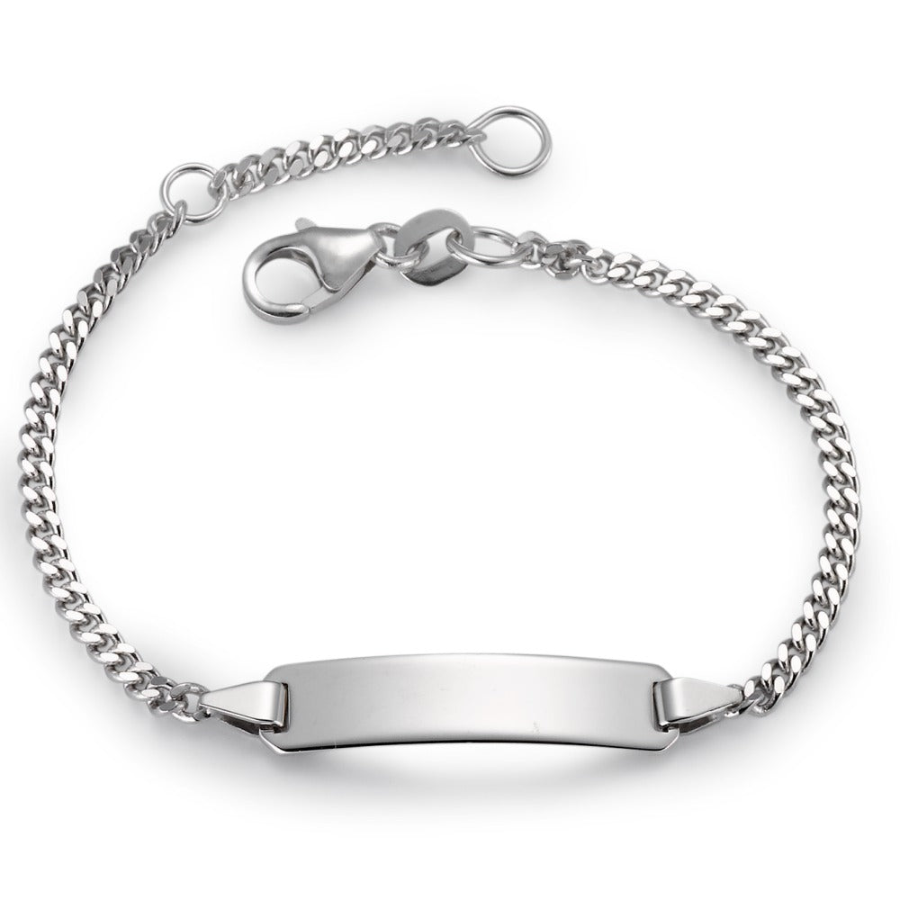 Bracciale con incisione Oro bianco 750/18 carati 12-14 cm