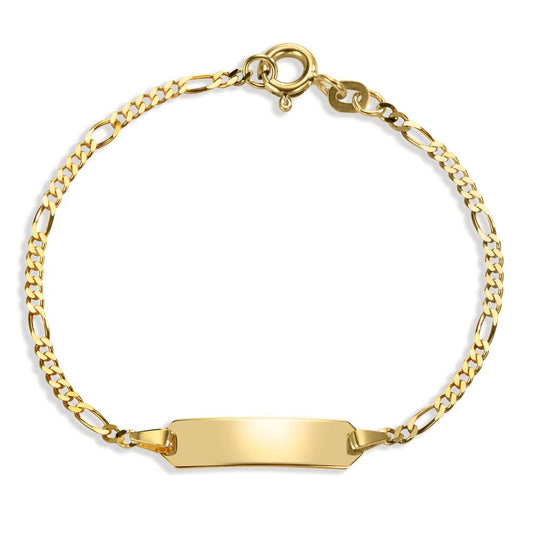 Bracciale con incisione Oro giallo 585/14 kt 12-14 cm