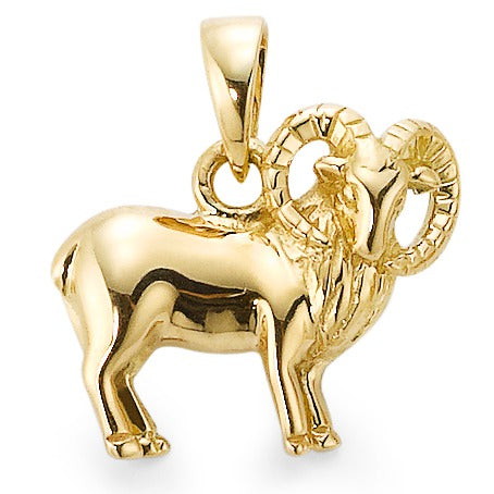 Ciondolo Oro giallo 750/18 carati Segno zodiacale Ariete