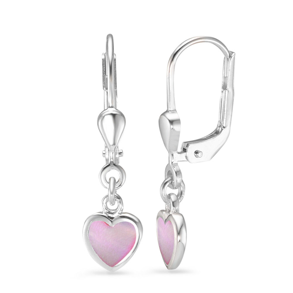 Orecchini Argento Cuore Ø6 mm