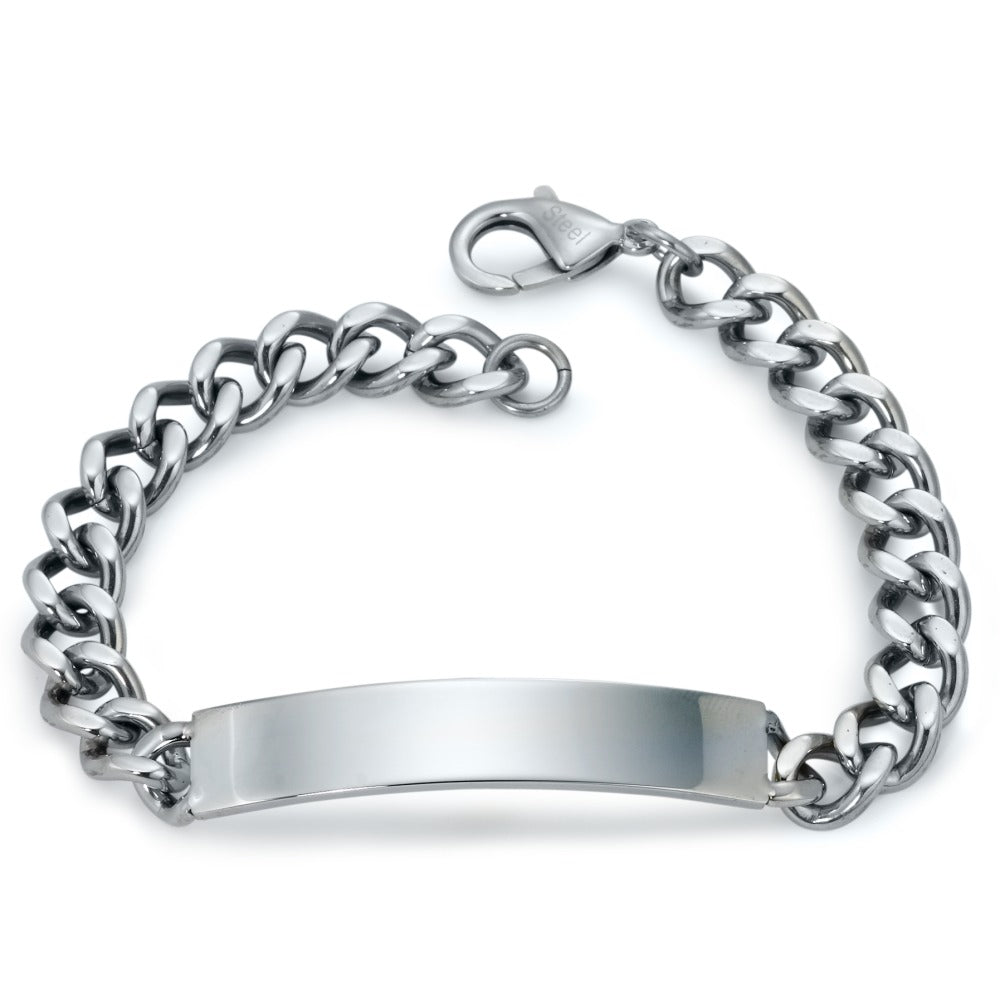 Bracciale con incisione Acciaio inossidabile 22 cm