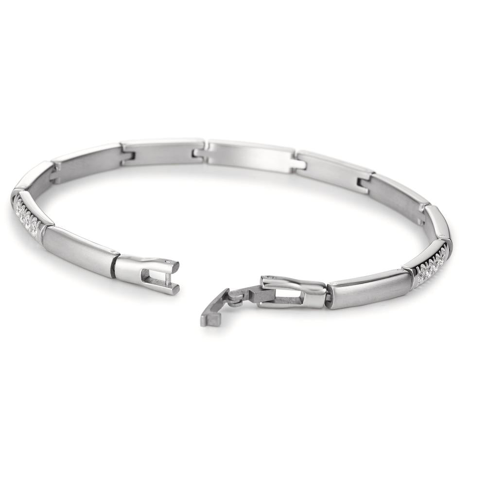 Bracciale Acciaio inossidabile Zirconia 19 cm