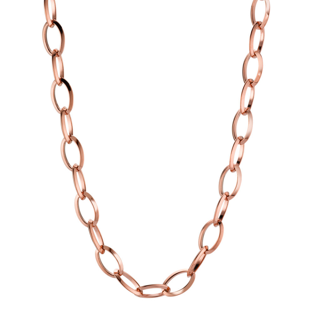 Collana Acciaio inossidabile rosa rivestimento IP 45 cm