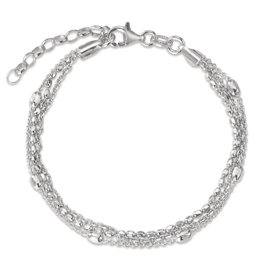 Bracciale Argento rodiato 16-19 cm