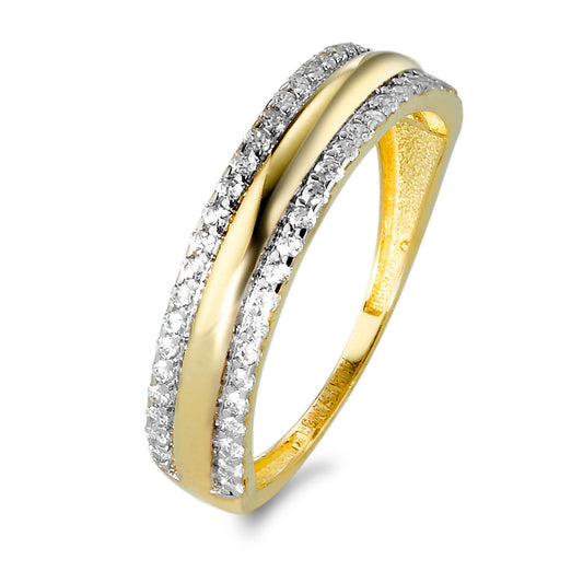 Anello Oro giallo 375/9K Zirconia 50 pietra