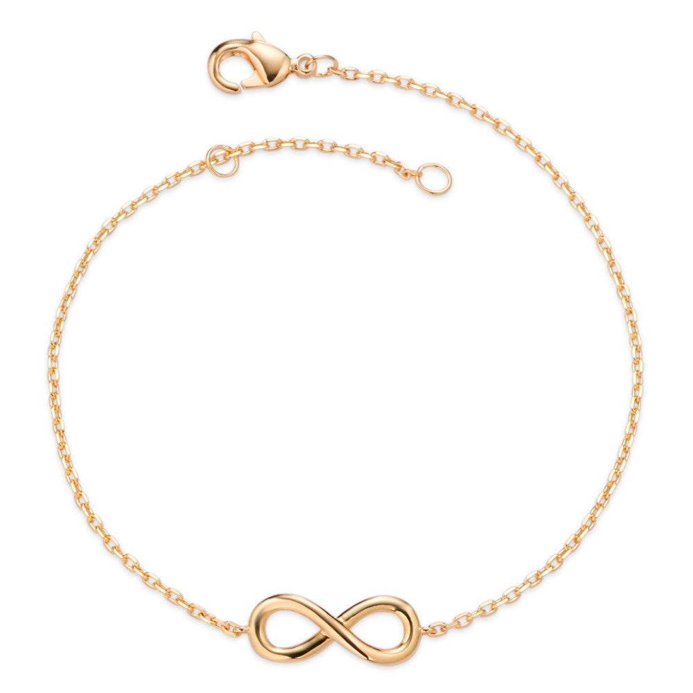 Bracciale Bronzo dorato Infinito 16-18 cm