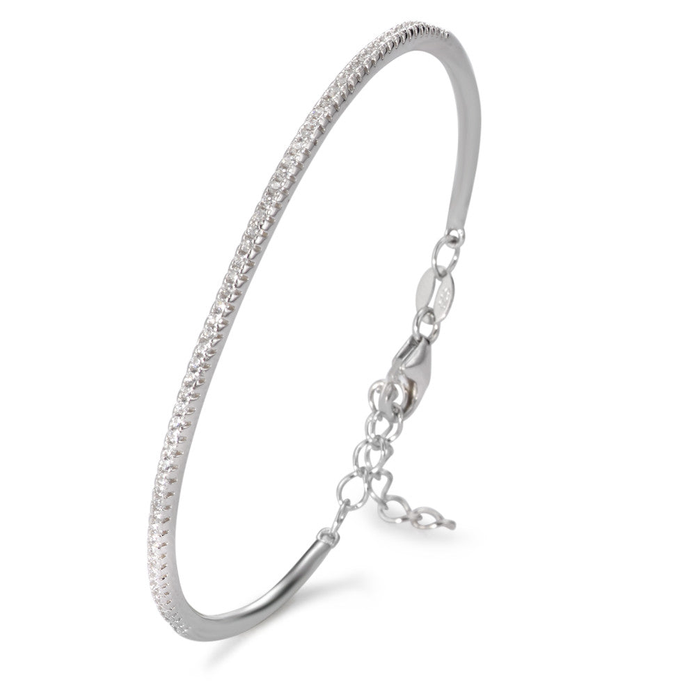 Bracciale Argento Zirconia rodiato Ø60 mm