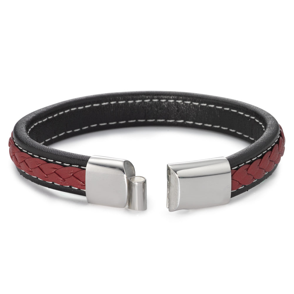 Bracciale Acciaio inossidabile, Pelle 20 cm