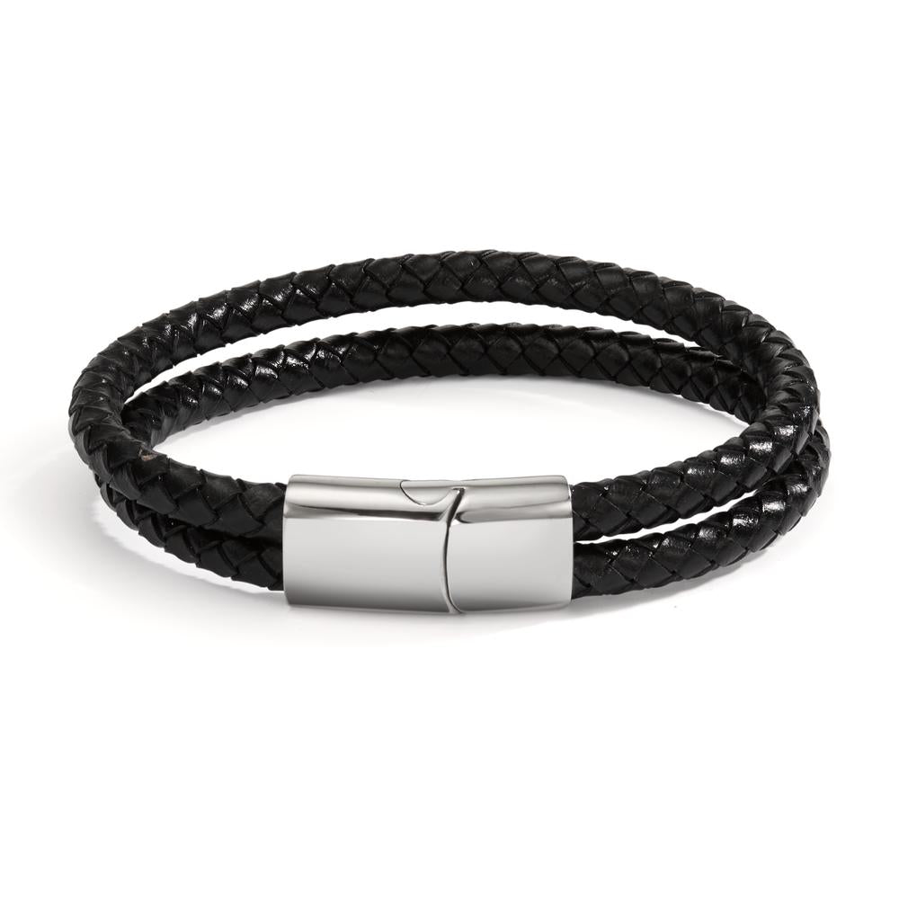 Bracciale Acciaio inossidabile, Pelle 21 cm