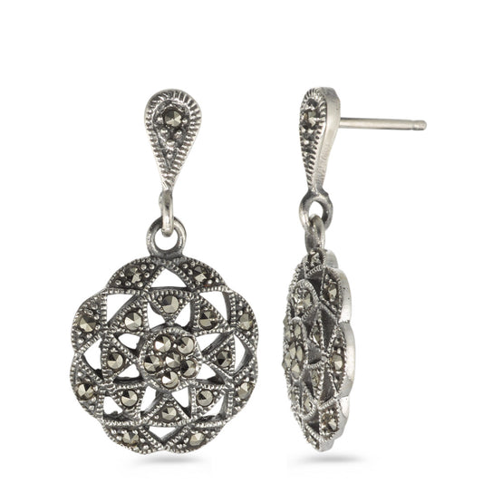 Orecchini Argento Marcasite