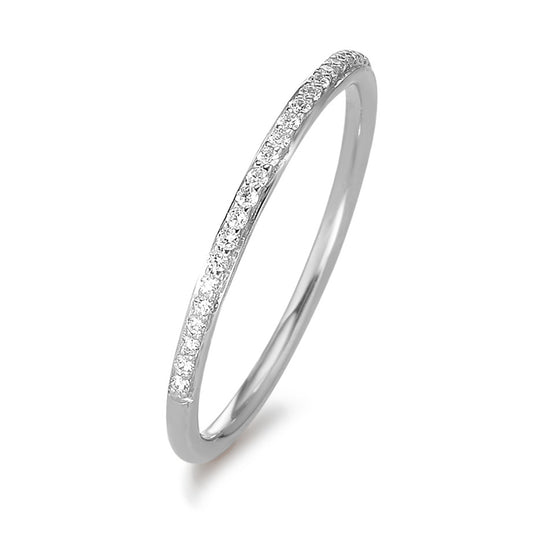 Anelli di memoria Oro bianco 750/18 carati Diamante 0.08 ct, 16 pietra, w-si