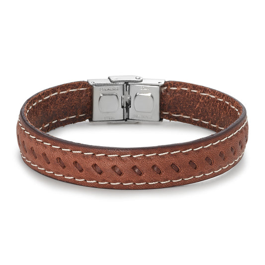 Bracciale Pelle, Acciaio inossidabile 21 cm