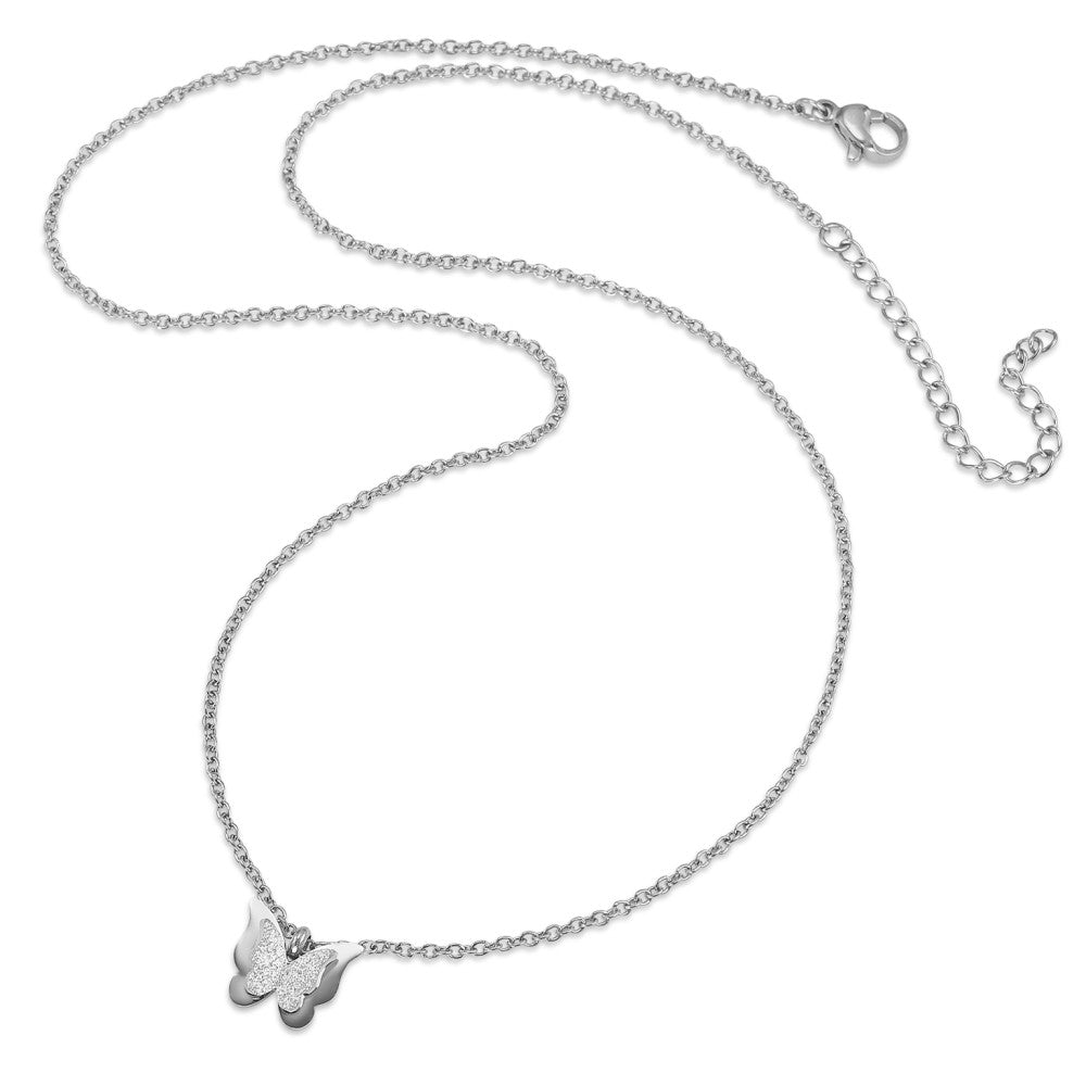 Collana Acciaio inossidabile Farfalla 45-50 cm