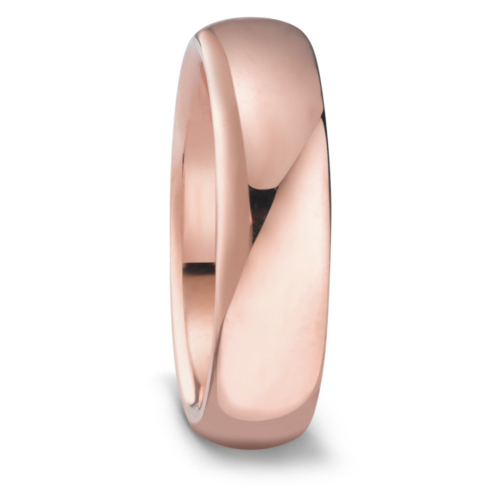 Anello Acciaio inossidabile rosa rivestimento IP