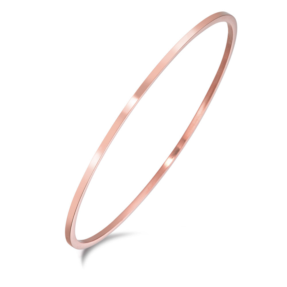 Bracciale Acciaio inossidabile rosa rivestimento IP Ø68 mm