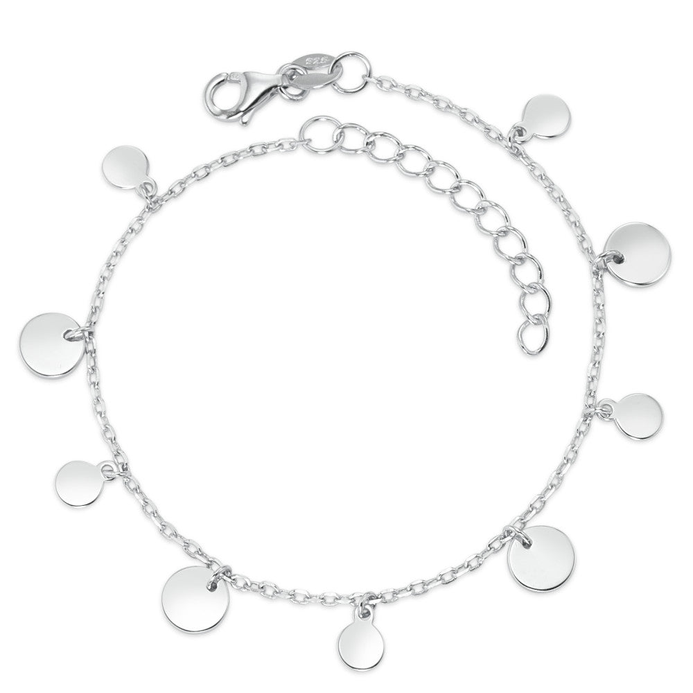 Bracciale Argento rodiato 16-19 cm