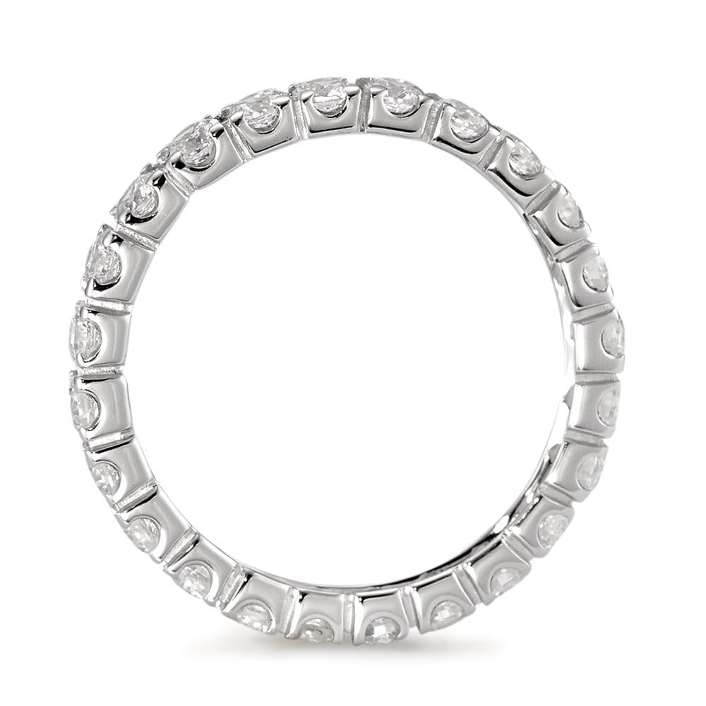 Anelli di memoria Oro bianco 750/18 carati Zirconia