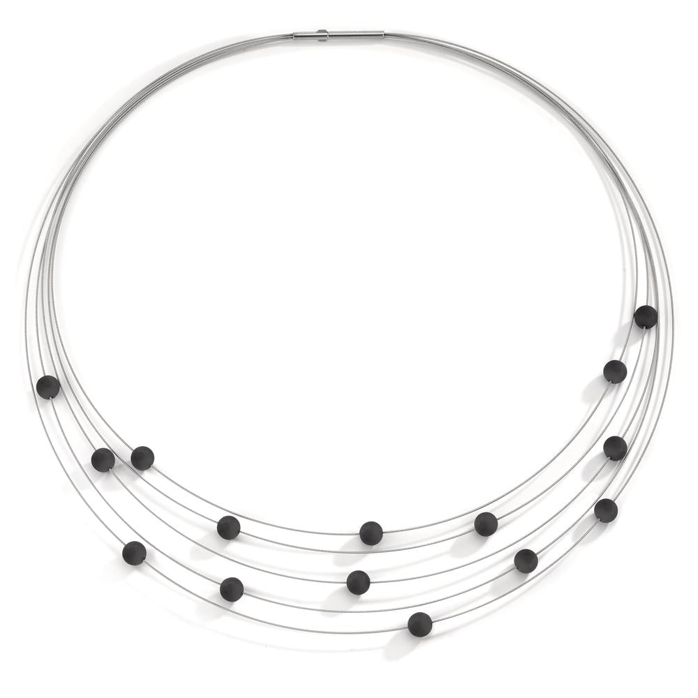 Collana Acciaio inossidabile, Carbonio 42 cm