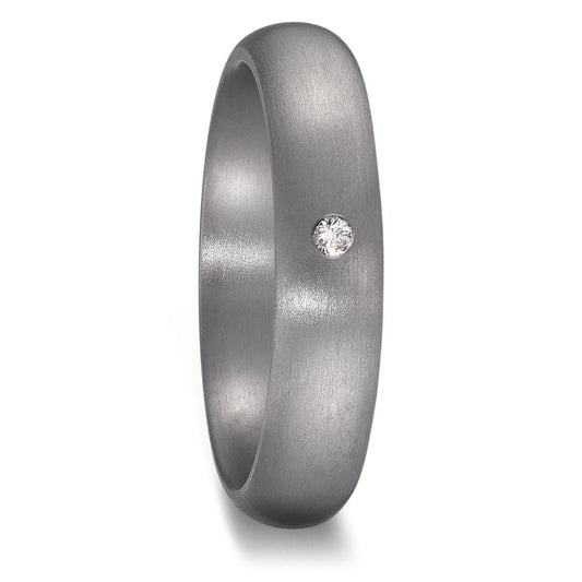 Anello del partner 999 Tantalio Diamante 0.03 ct, w-si