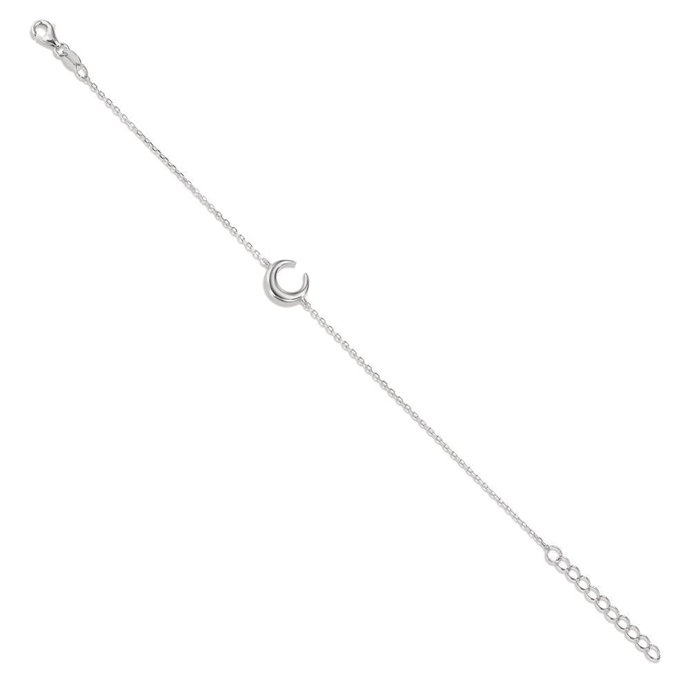 Bracciale Argento rodiato Luna 16-19 cm