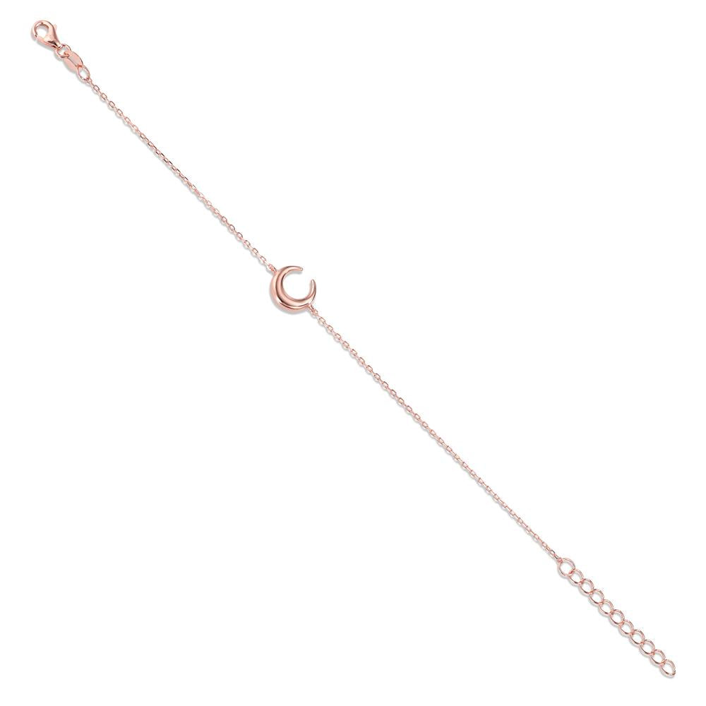 Bracciale Argento rosa dorato Luna 16-19 cm