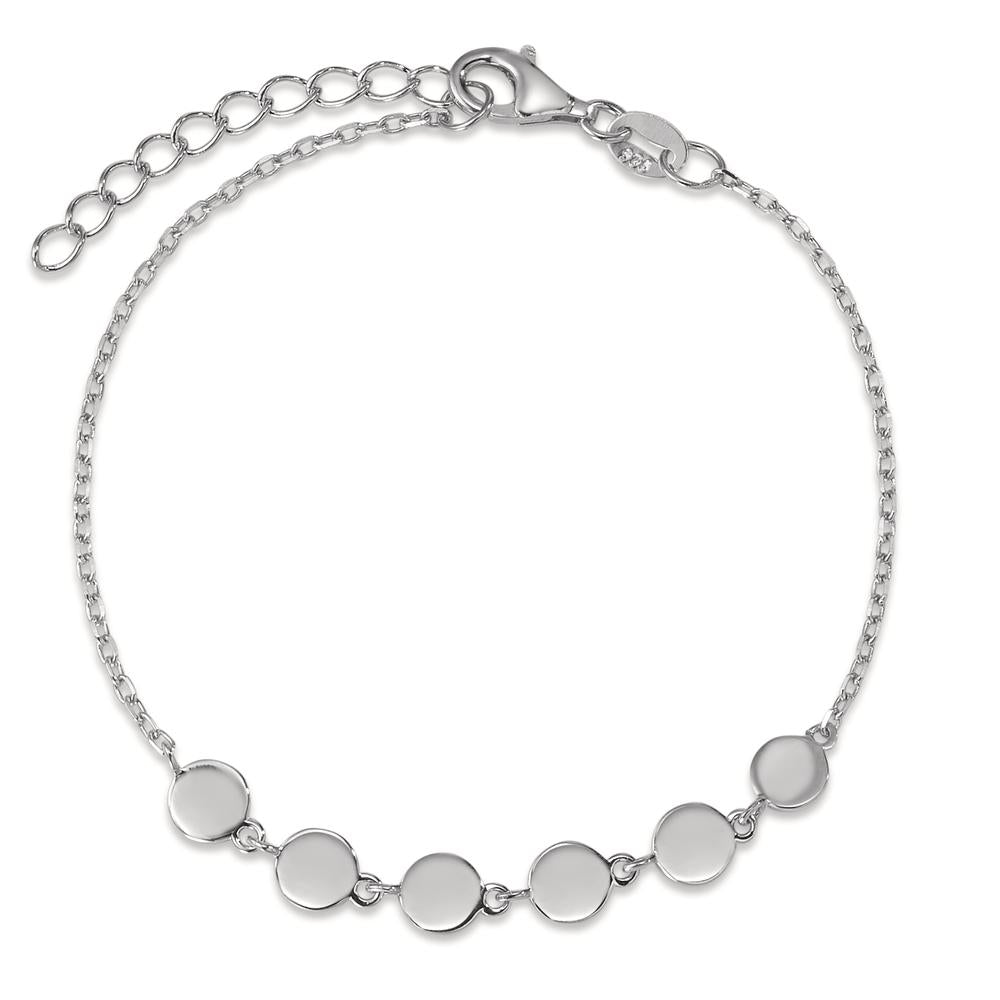 Bracciale Argento rodiato 16-19 cm