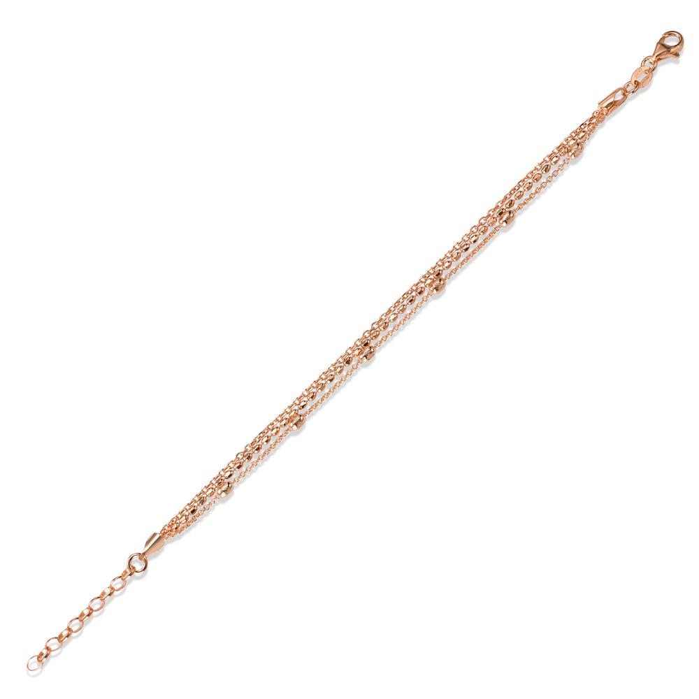 Bracciale Argento rosa dorato 16-19 cm